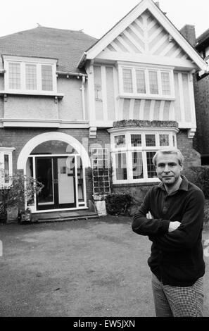 Mike Prince, ATV Midlands Presenter pictured at his edwardian home ...