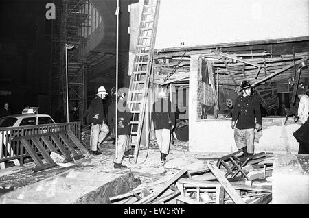 The Birmingham pub bombings took place on Thursday 21st November 1974 and were attributed to the Provisional IRA. The devices were placed in two central Birmingham pubs: the Mulberry Bush at the foot of the Rotunda, and the Tavern in the Town, a basement Stock Photo