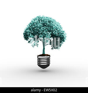 Composite image of empty light bulb Stock Photo