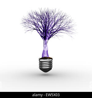 Composite image of empty light bulb Stock Photo