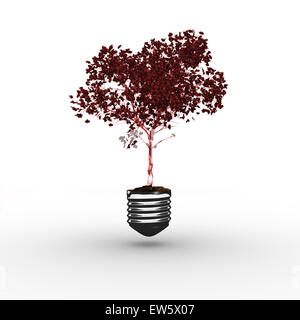Composite image of empty light bulb Stock Photo