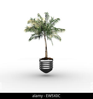 Composite image of empty light bulb Stock Photo