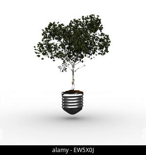 Composite image of empty light bulb Stock Photo