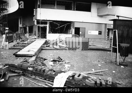 The Birmingham pub bombings took place on Thursday 21st November 1974 and were attributed to the Provisional IRA. The devices were placed in two central Birmingham pubs: the Mulberry Bush at the foot of the Rotunda, and the Tavern in the Town, a basement Stock Photo