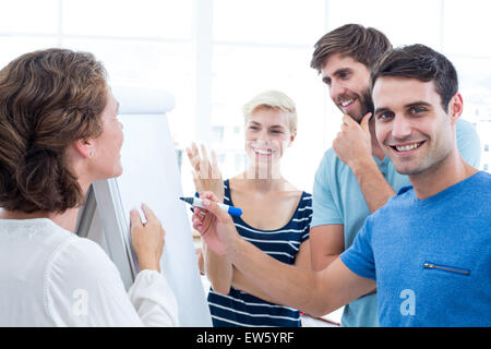 Creative business team in meeting Stock Photo