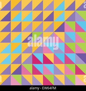 Geometric triangles background. Mosaic. Abstract vector illustration. Can be used for wallpaper, web page background, book cover Stock Vector