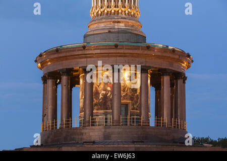 Victory Column ,Twilight, Tiergarten, Siegessaeule, Berlin Stock Photo