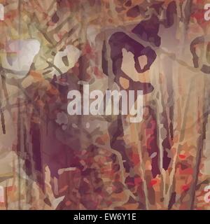 Abstract painted background Stock Vector