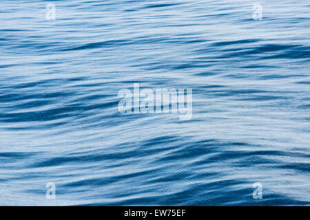 Ripples, surface of the sea, Denmark Strait, Greenland Stock Photo