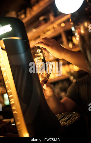 Irish bar in Taiwan, People celebrating Stock Photo