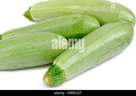 vegetable marrows on a white background Stock Photo