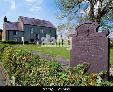 Capel Cildwrn, Llangefni, the first Baptist chapel in Anglesey, 1750, enlarged 1781, 1814 & 1846: preacher Christmas Evans. Now an Evangelical Church. Stock Photo
