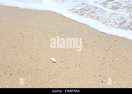 Cornwall beach, golden sands and blue sea, Stock Photo