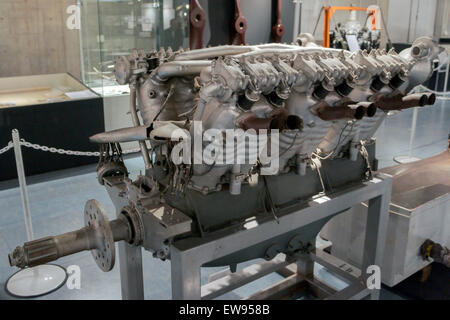 Lorraine 400hp aircraft engine front-left 2010 The Sky and Space Stock Photo