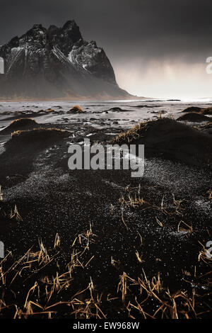 Vesturhorn, Stokksness, Iceland South East Coast Stock Photo