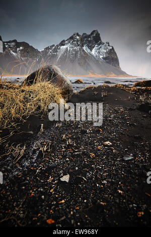 Vesturhorn, Stokksness, Iceland South East Coast Stock Photo