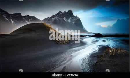 Vesturhorn, Stokksness, Iceland South East Coast Stock Photo