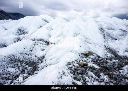 Glacier Hiking - Alaska Glacier Up Close Stock Photo