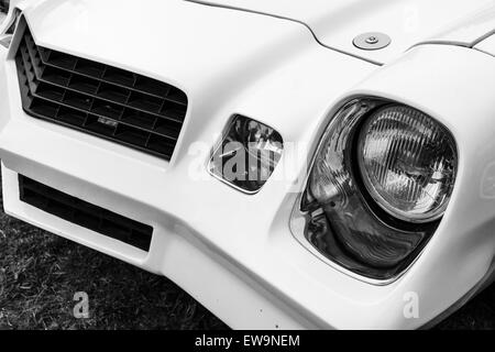 Fragment of a muscle car Chevrolet Camaro (second generation), 1979 Stock Photo