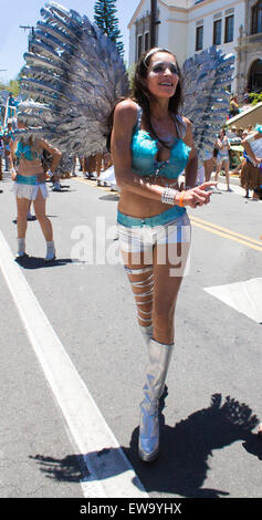 Summer Solstice Parade Stock Photo