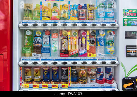 Drink vending machine,Shibuya-Ku,Tokyo,Japan Stock Photo