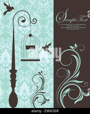 Wedding invitation card Stock Vector