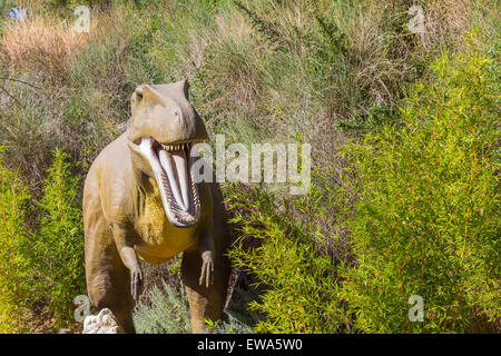 fearsome carnivore dinosaur Tyrannosaurus Rex Stock Photo