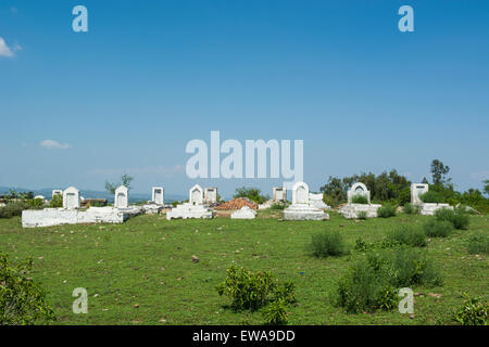 Graveyard for Muslims Jhelum Pakistan Stock Photo
