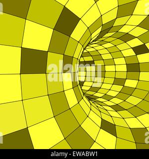 3D abstract illustration. 3D background. Stock Vector