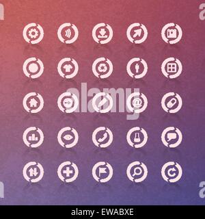 Vector icon set Stock Vector