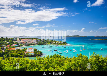 Cruz Bay, St John, United States Virgin Islands. Stock Photo