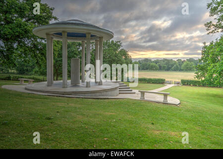 ABA Memorial Runnymede 'To commemorate Magna Carta, symbol of Freedom Under Law' image June 2015 on the 800th anniversary Stock Photo