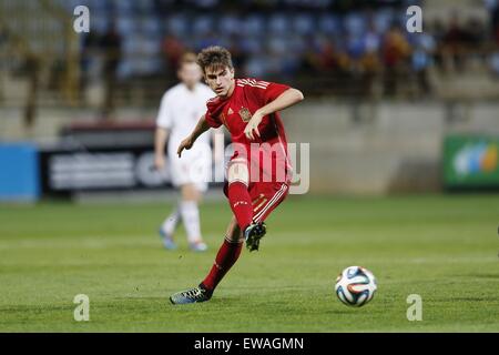 Leon, Spain. 30th Mar, 2015. Denis Suarez (ESP) Football/Soccer : Under 21 International Friendly match between Spain 4-0 Belarus at Estadio Municipal Reino de Leon in Leon, Spain . © Mutsu Kawamori/AFLO/Alamy Live News Stock Photo