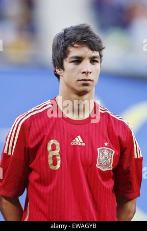 Leon, Spain. 30th Mar, 2015. Oliver Torres (ESP) Football/Soccer : Under 21 International Friendly match between Spain 4-0 Belarus at Estadio Municipal Reino de Leon in Leon, Spain . © Mutsu Kawamori/AFLO/Alamy Live News Stock Photo