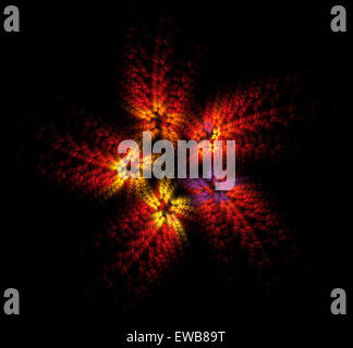 fire flower Stock Photo