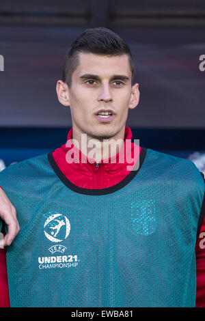 BUDAPEST, HUNGARY - MARCH 6: Lazar Cirkovic of Kisvarda Master