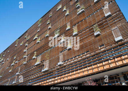 Modern and environmental Nishi Building in New Acton,Canberra , design by Suppose Design Office and Fender Katsalidis, Canberra Stock Photo