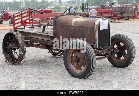 1929 Ford Pull Model A Truck 40HP on display at the Antique Power Show in Lindsay, Ontario Stock Photo