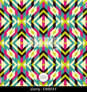 Seamless geometric background. Mosaic. Stock Vector