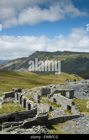 The Welsh mountain Cnicht sometimes referred to as the Welsh Matterhorn. Stock Photo