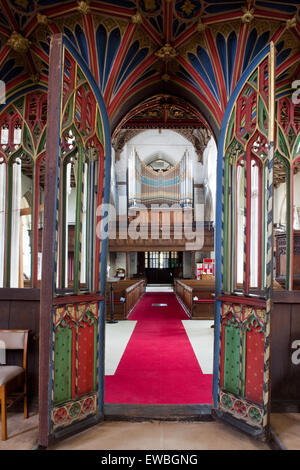 Cullompton, St Andrews Church, Devon, UK. Dates from 1430, built in 'perpendicular' style Stock Photo