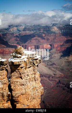 Mather Point, Grand Canyon south rim, Arizona Stock Photo