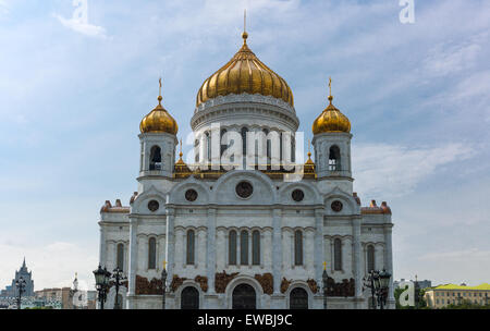 Russia, Moscow, the Cathedral of Christ The Redeemer Stock Photo