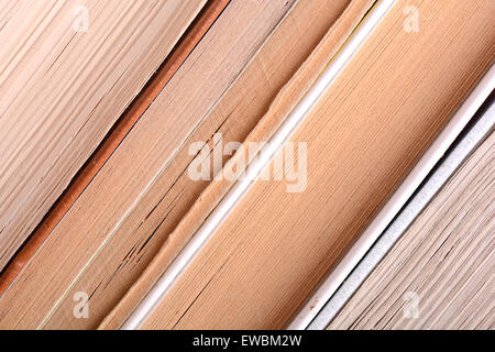 Different old books close-up Stock Photo