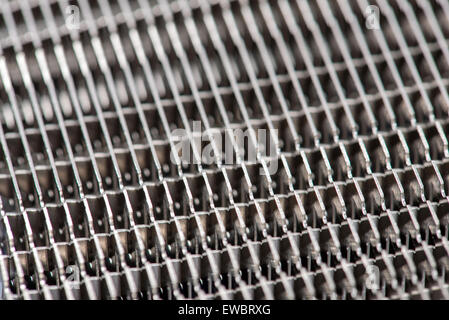 Close-up of modern computer processor cooler or radiator or heat sink Stock Photo