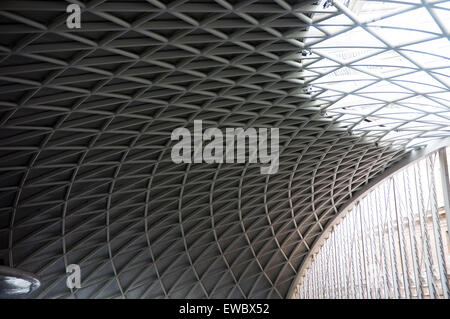 Ceiling of King's Cross Station Stock Photo