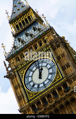 Elizabeth Tower known as Big Ben Clock Tower, London, UK. Stock Photo