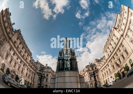 Crimean War Memorial in Waterloo Place London Stock Photo