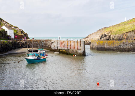 Porthgain Harbour Pembrokeshire Wales UK Europe Stock Photo