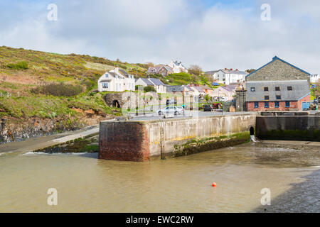 Porthgain Harbour Pembrokeshire Wales UK Europe Stock Photo